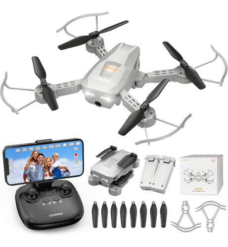 Mini Drone Plegable Con Cámara Hd 1080p Control Fácil Con Un