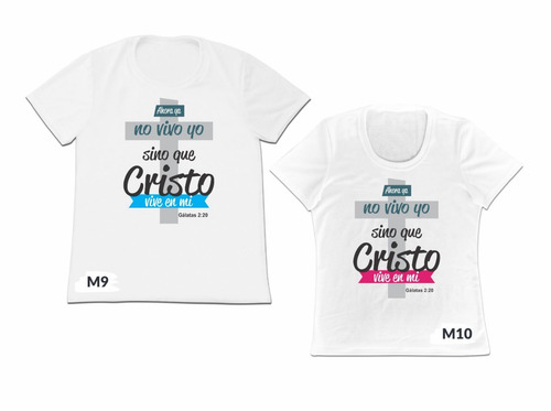 Camisetas Cristianas Para Dama Caballeros Niños Algodon