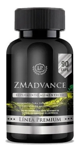 Zma Advance Magnesio+l-triptofano+zinc+b6 - 90 Capsulas 