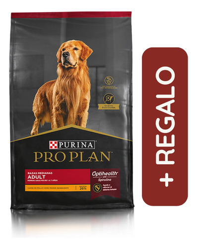 Croquetas Proplan Adult Raza Mediana 13 Kg + *** Regalo ***