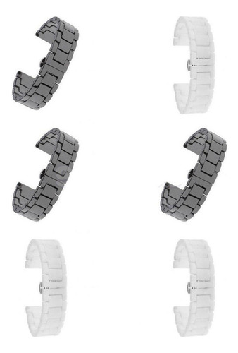 Correa De Reloj De Cerámica Blanca De 22 Mm