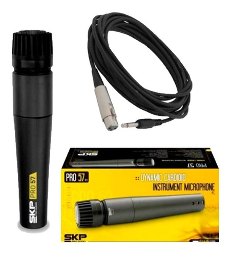 Microfono Skp Pro 57 Cardioide Dinamico Incluye Cable