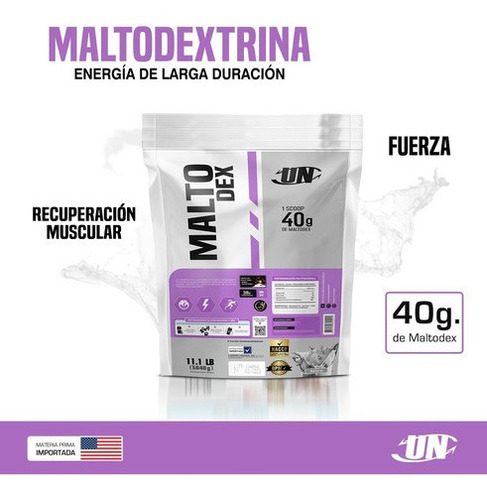Maltodextrina Maltodex Un Universe Nutrition 5kilos