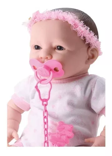 Bebê Reborn Boneca Realista Pode Dar Banho Com Mamadeira - Milk Brinquedos  - Boneca Reborn - Magazine Luiza