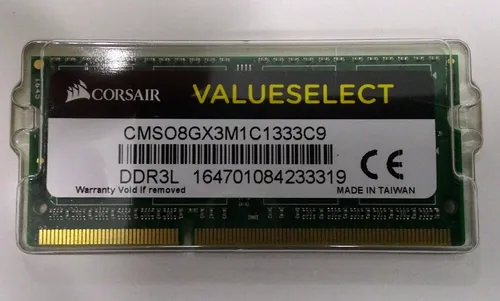 Memória Notebook Corsair Ddr3l 8gb 1333mhz