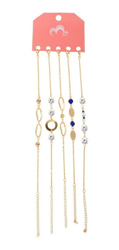 Kit Revenda 15 Pulseiras Folheadas A Ouro 18k