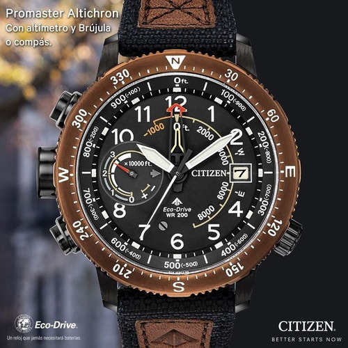 Imagen 6 de 6 de Citizen Promaster Altichron Bn5055-05e ............ Dcmstore