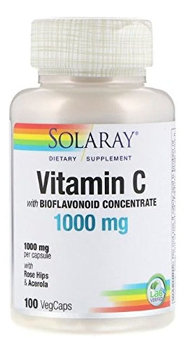 Vitamina C Con Escaramujos Acerola Y  Bioflavonoides 1000 Mg