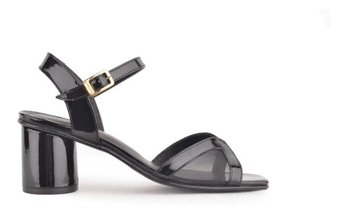 Imagen 1 de 6 de Sandalias Zapatos Zuecos De Mujer Amelia Negros - Ferraro -