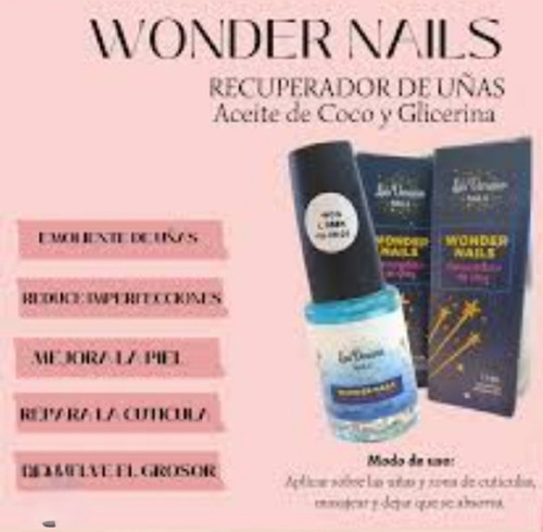 Fortalecedor Wonder Nail X 11 Ml Nuevo Las Varano