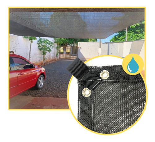 Sombrite Permeavel Proteçao 80% 4x15 Bainha/ilhós 1m