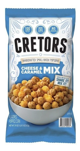 Cretors Palomitas De Queso Y Caramelo Mix Mega Bolsa 822g