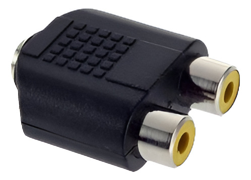 Enchufe De Jack Hembra 3,5 Mm A 2 Rca Hembra Rca Adaptador