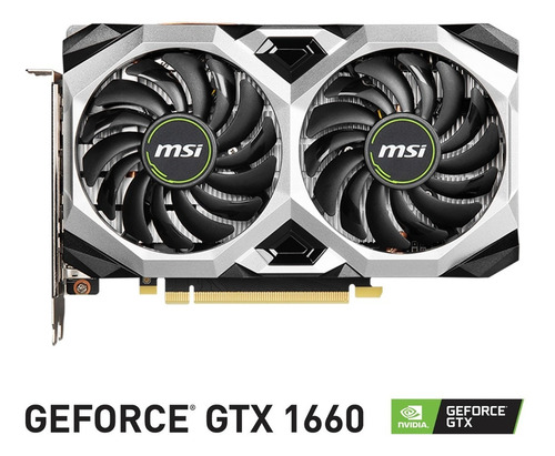 Imagen 3 de 5 de Tarjeta De Video Msi Geforce Gtx 1660 Super Ventus Xs Oc 6gb