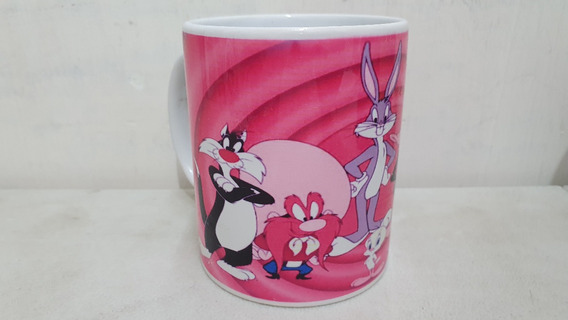 Juego de 3 tazas de porcelana Home 744310 Warner Bros Looney Tunes decoración surtida 300 cc 