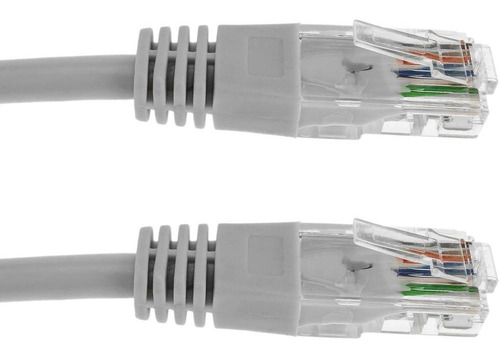 10pz Patch Cord Cat5e 1.8m Gris Rj45 Cable De Red Ethernet