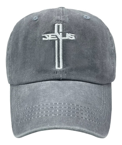 Gorra De Béisbol Con Bordado Cruzado De Jesús Cristiano Para