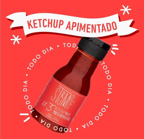 Ketchup Apimentado #3 Strumpf 470g - Tipo Artesanal
