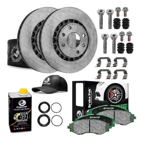 Kit Freno De Disco Brakepak - Chevrolet Aveo Emotion 1.6