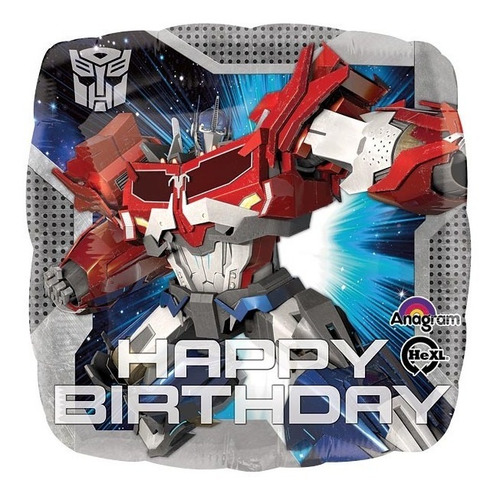 Imagen 3 de 3 de 4 Globos Transformers Optimus Bumblebe Met 18 Surtido Fiesta