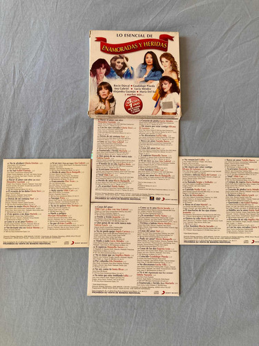 Lo Esencial De Enamoradas Y Heridas 3cds+1dvd Mx 2010 77trac (Usado)