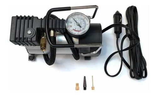 Imagen 8 de 9 de Compresor de aire mini a batería portátil Oregon COM001 35L 150W 12V plateado