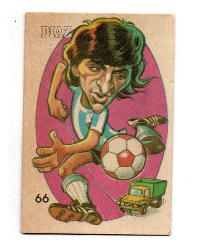 Figurita Seleccion Del Album Super Futbol 1979 Nº 66 Diaz