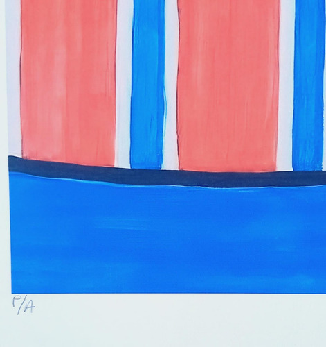 Alfredo Volpi, Gravura P.a, Medindo 49cm X 35cm B8 (Usado)