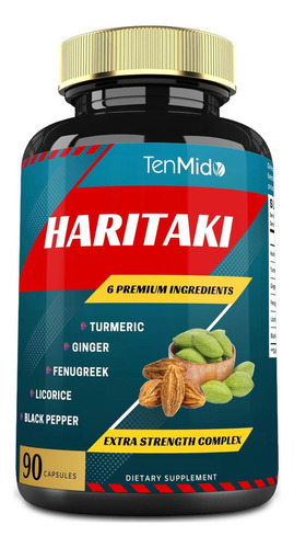 Suplementos de Tenmido Haritaki, cápsulas de extracto de 5150 mg con C