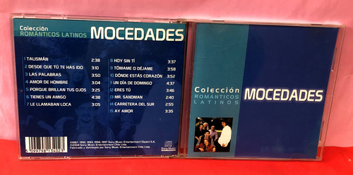 Cd Mocedades  Coleccion Romanticos Latinos  Usado Como Nuevo