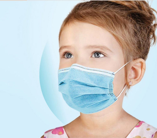 Mascarillas Niños Tapabocas Desechable 3 Capas Face Mask A1