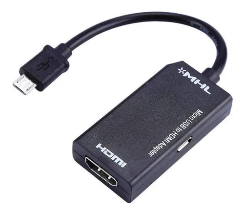 Mhl Adaptador De Cable Micro Usb A Hdmi Conversor De Vídeo