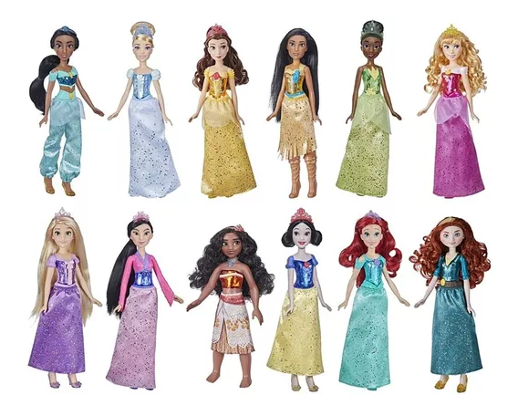 Colección Real Princesas Disney 12pz