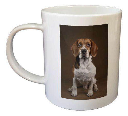 Taza De Plastico Perros 2 Tierno Perro Lengua Afuera