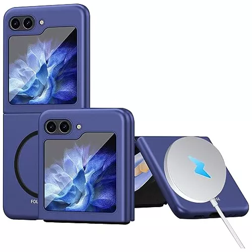  Suzii Funda para Samsung Galaxy Z Flip 5, delgada y delgada de  PC con protección de cuerpo completo antideslizante y ligera para Galaxy Z  Flip 5 (azul claro) : Celulares y Accesorios