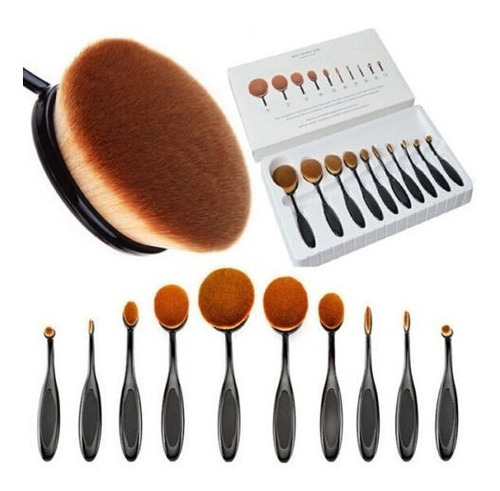 Set De 10 Brochas Ovales