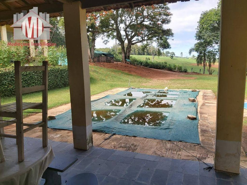 Imagem 16 de 30 de Linda Chácara Com 05 Dormitórios, Piscina, Área Gourmet, Pomar, Ótima Localização, À Venda, 9000 M² Por R$ 500.000 - Zona Rural - Pinhalzinho/sp - Ch0851