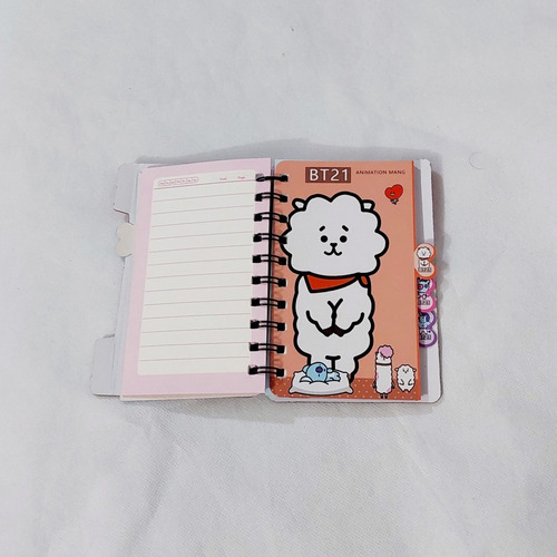 Set 3 Mini Libretas Bt21*bts Kpop Army Papelería Kawaii
