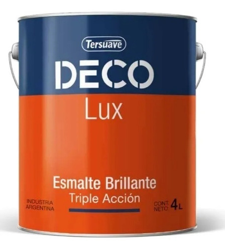 Esmalte Sintetico Brillante Decolux Tersuave 4 Lt Colores