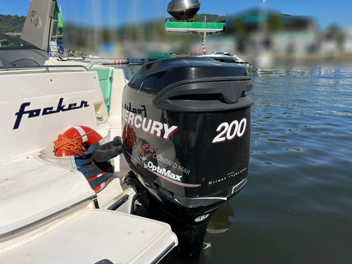Lancha Focker 25.5 Ano 2005 1 Mercury Optimax 200 Hp