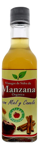 Vinagre De Sidra De Manzana Organica + Miel + Canela 260 Ml