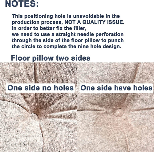 Cojines De Suelo Grandes, Almohada De Meditación Cuadr...