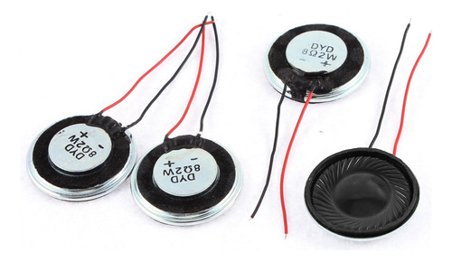 Altavoz De Imán Interno Redondo 2w 8 Ohm 28mm Od 4pzs