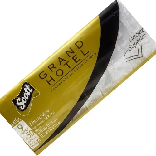 Guardanapo Scott Grand Hotel folha dupla 31.8x32.8 pacote de 9