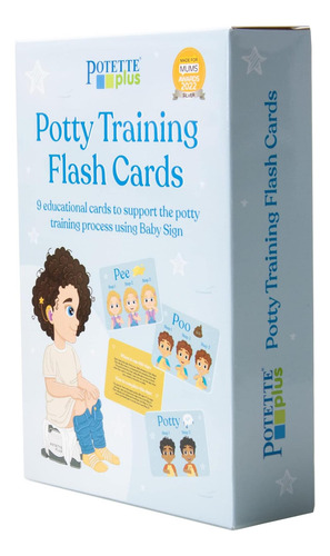 Potette Plus Entrenamiento Para Ir Al Baño Tarjetas Flash De
