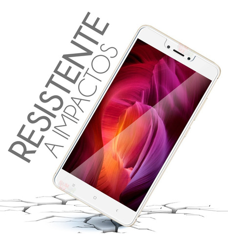 3x2 Mica Cristal Templado 9h Para Xiaomi Redmi Note 4