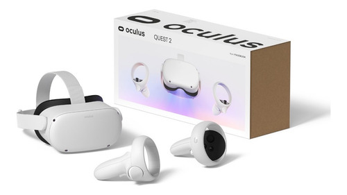 Paquete Oculus Quest 2 128gb Lentes Realidad Virtual Aio
