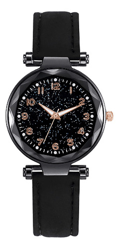 Reloj De Cuarzo Con Esfera Digital R Night Sky Luminous Tren