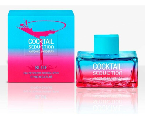 Perfume Antonio Bandera Cocktail Seduction Blue 100ml. Damas