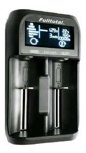 Imagen 2 de 6 de 2 Pilas D Grande Recargabl 9000mah Multi Cargador Display